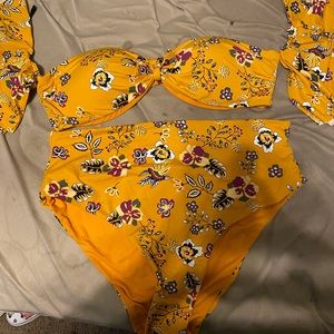 Yellow Bathing Suit from Fashion Nova